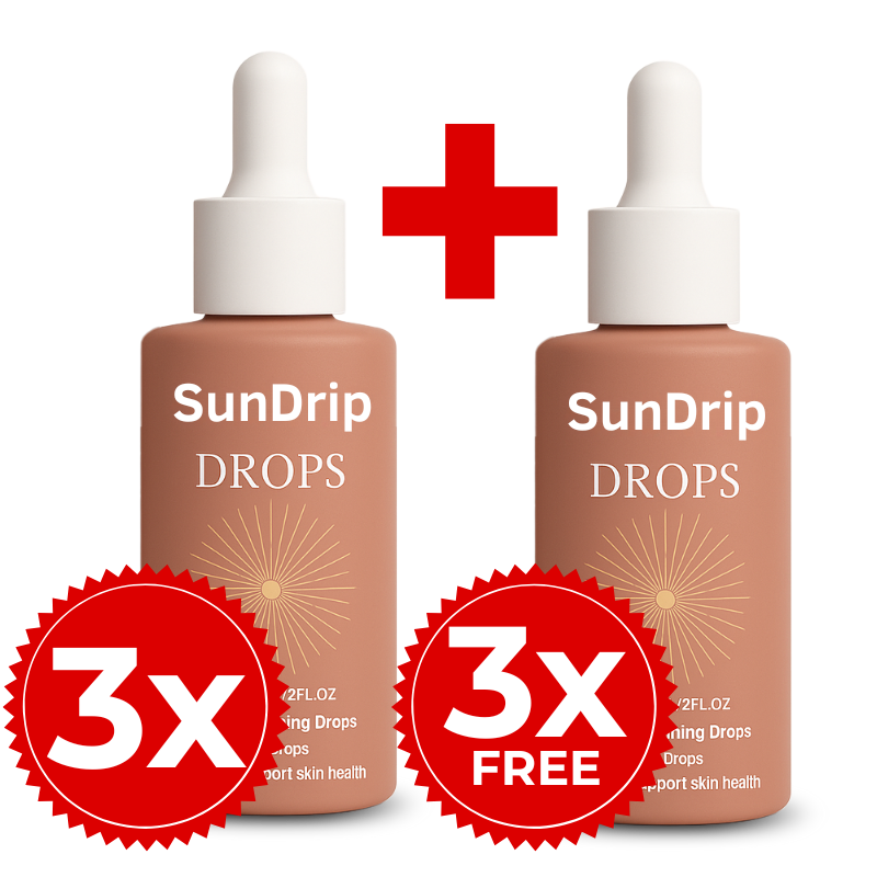 SunDrip™ | Drinkable Self-Tanning Drops with Watermelon Flavor