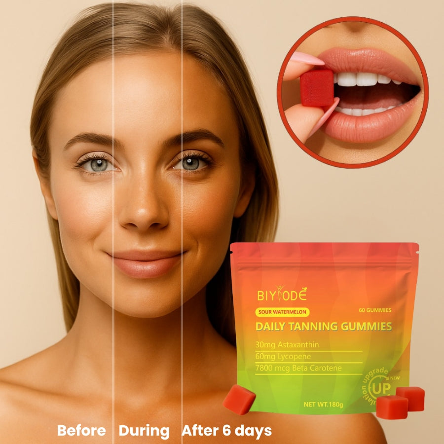 Tanning Gummies | Your daily supplement for a golden glow