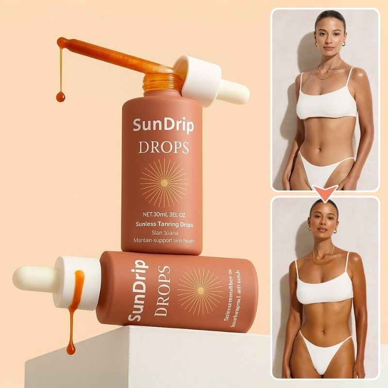 SunDrip™ | Drinkable Self-Tanning Drops for Glow Up Routine