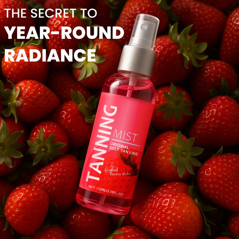 Strawberry Tanning Mist | Spray once, full-body tan appears before tonight