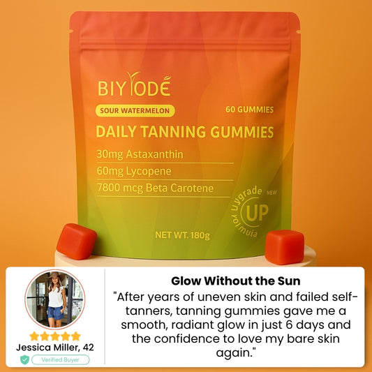 Tanning Gummies | Your daily supplement for a golden glow